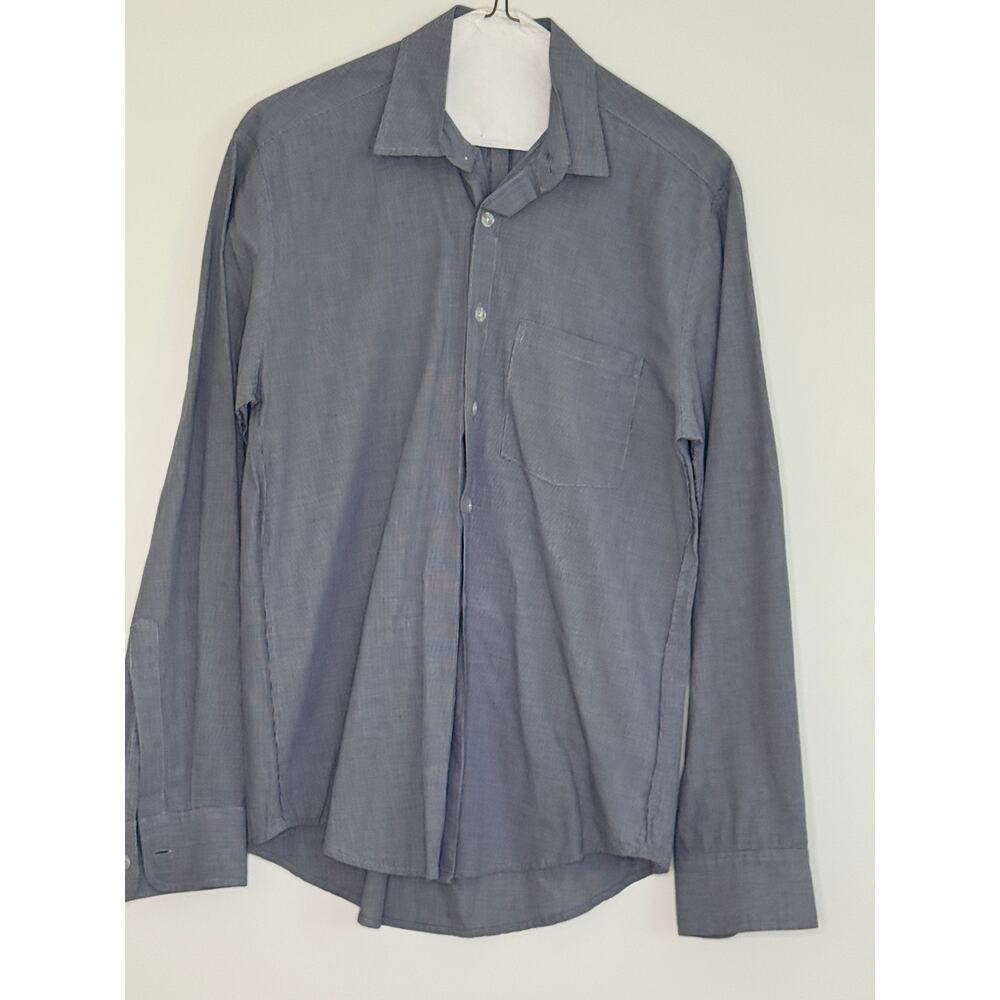 Men's Steven Alan Gray Small Check Button Down Small - Great condition!